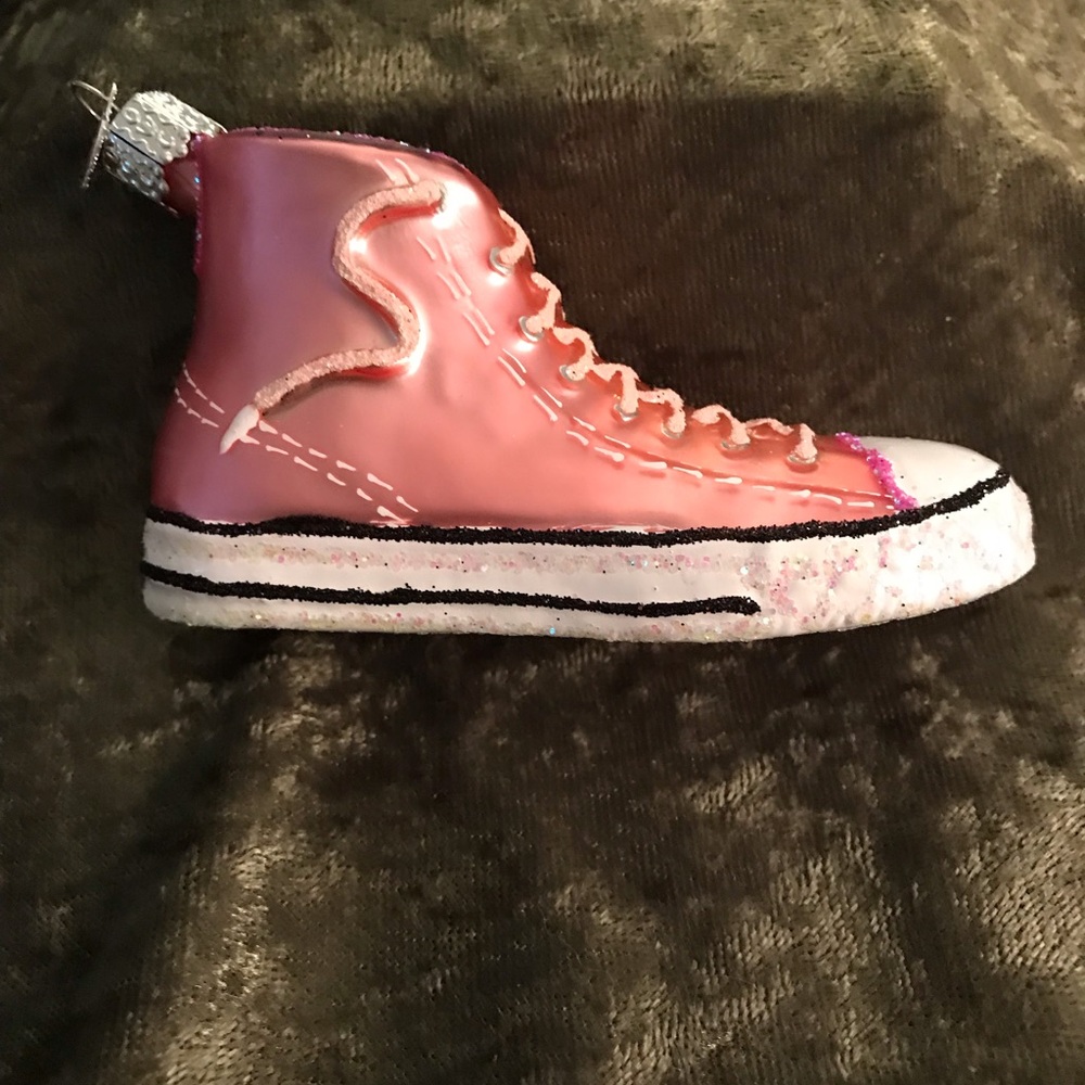 Pink High Top Ornament